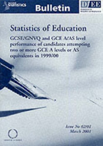 statistics of education gcse/gnvq and gce a/as level performance of candidates attempting emo or more gce a