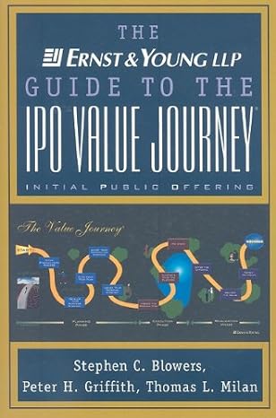 guide to the ipo value journey lst edition stephen c. blowers ,thomas l. milan ,peter h. griffith 0471358495,