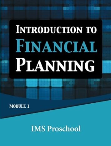 introduction to financial planning module 1 1st edition i m s proschool 1259058921, 978-1259058929