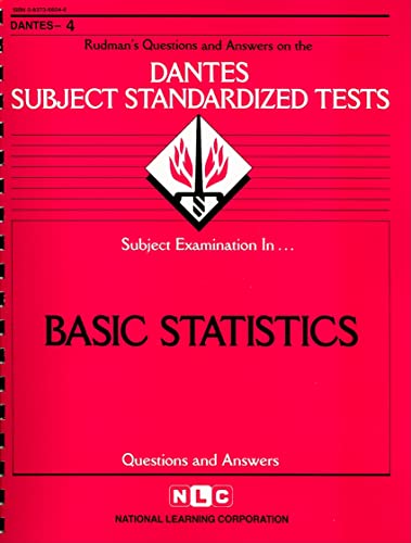 dantes subject standardized tests subject examination in basic statistics questions and answers 1st edition