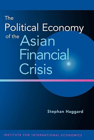 the of the political economy he asian financial crisis 1st edition stephan haggard 0881322830, 978-0881322835