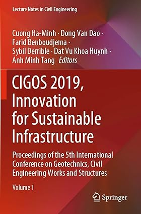 cigos 2019 innovation for sustainable infrastructure proceedings of the 5th international conference on