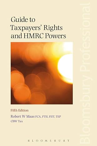 guide to taxpayers rights and hmrc powers 5th edition robert maas 1784513288, 978-1784513283