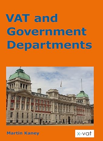 vat and government departments 1st edition martin kaney 1907444092, 978-1907444098