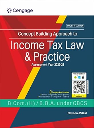 concept building approach to income tax law and practice assessment year 2022 23 4th edition naveen mittal