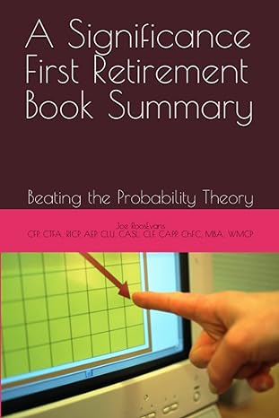 a significance first retirement book summary beating the probability theory 1st edition joe roosevans