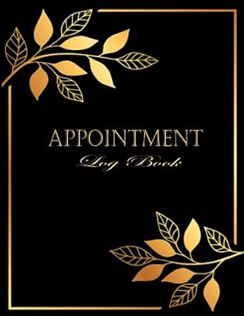 appointment book undated schedule book with customer details daily 7am 9pm with 15 minute time slots 1st