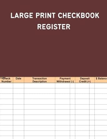 large print checkbook register 1st edition frank ray nero b0ck3x935q