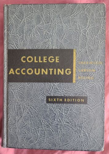 college accounting 6th edition j. f. sherwood