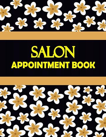 salon appointment book 1st edition amidob publishing 979-8541215861