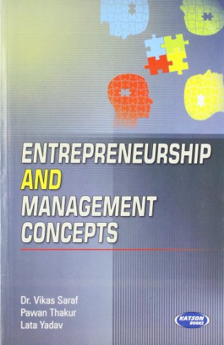 entrepreneurship and management concepts 1st edition dr. vikas saraf, pawan thakur, lata yadav 9350144360,