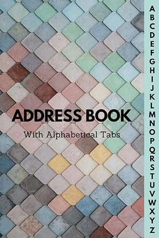 address book with alphabetical tabs 1st edition blue dauphin press b09qfdjwlz, 979-8401208767