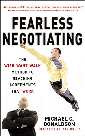 fearless negotiating 1st edition michael donaldson 1259584801, 978-1259584800