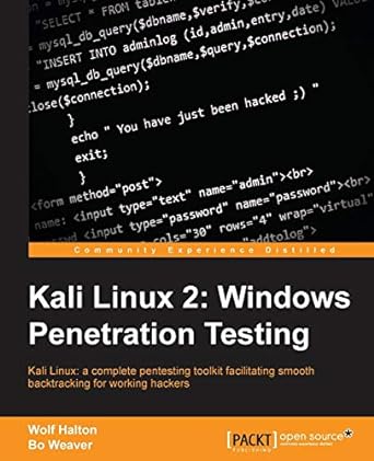 kali linux 2 windows penetration testing kali linux a complete pentesting toolkit facilitating smooth