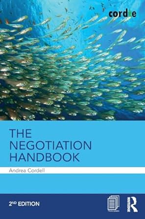 the negotiation handbook 2nd edition andrea cordell 0815375549, 978-0815375548