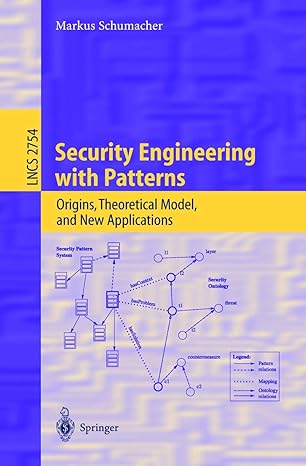 security engineering with patterns origins theoretical models and new applications lncs 2754 2003rd edition