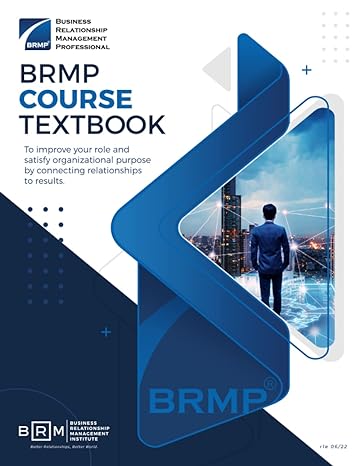 brmp course textbook 1st edition brm institute 979-8373662802