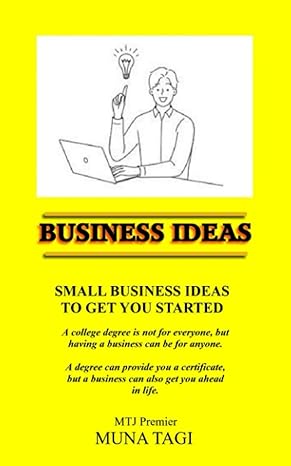 business ideas small business ideas to get you started 1st edition muna tagi 1960104241, 978-1960104243