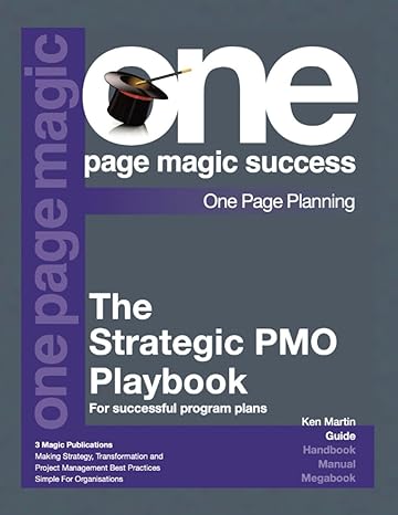 the strategic pmo playbook 1st edition ken martin 979-8374153903