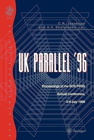 uk parallel 96 proceedings of the bcs ppsg annual conference 1st edition chris r jesshope ,a shasha