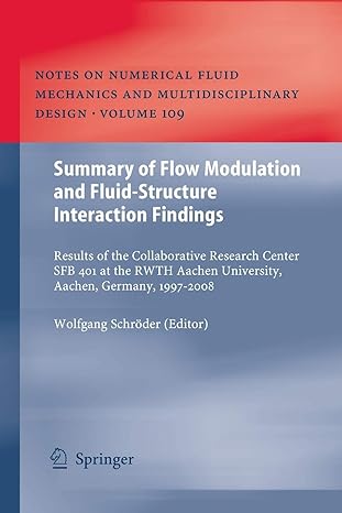 summary of flow modulation and fluid structure interaction findings notes on numerical fluid mechanics and