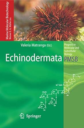 echinodermata 1st edition valeria matranga 3642063705, 978-3642063701