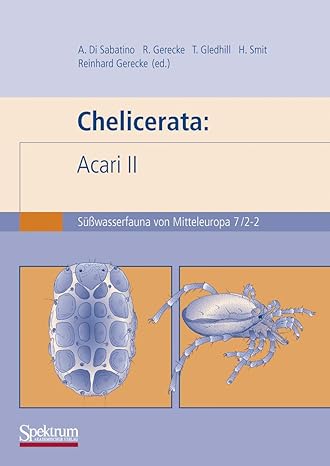 susswasserfauna von mitteleuropa bd 7/2 2 chelicerata acari 2 2010th edition reinhard gerecke 3827418941,