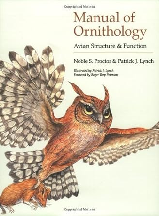 by noble s proctor manual of ornithology avian structure and function 1st edition 1st edition noble s proctor