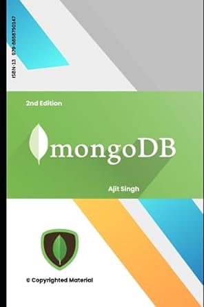 mongodb 2nd edition ajit singh b0cgg5g8tv, 979-8858750147