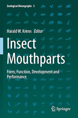 insect mouthparts form function development and performance 1st edition harald w krenn 3030296563,