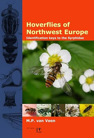 hoverflies of northwest europe identification keys to the syrphidae revised edition m p van veen 9050111998,