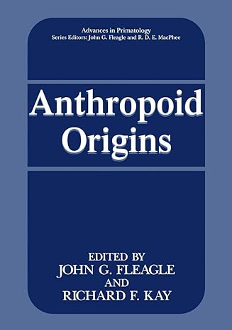 anthropoid origins 1994th edition john g fleagle 1475791992, 978-1475791990