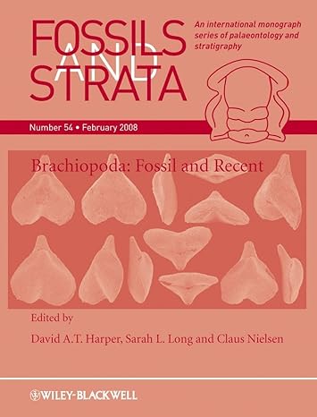 brachiopoda fossil and recent 1st edition david a t harper ,sarah l long ,claus nielsen 140518664x,