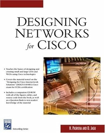 designing networks for cisco 1st edition h pasricha ,d jagu 1584503459, 978-1584503453