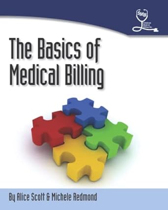the basics of medical billing 1st edition michele redmond ,alice scott 143489052x, 978-1434890528