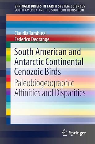 south american and antarctic continental cenozoic birds paleobiogeographic affinities and disparities 1st