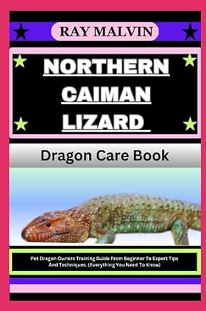 northern caiman lizard dragon care book pet dragon owners training guide from beginner to expert tips and