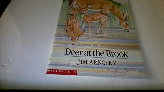 deer at the brook 1st edition jim arnosky 0590481576, 978-0590481571
