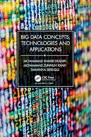 big data concepts technologies and applications 1st edition mohammad shahid husain ,mohammad zunnun khan