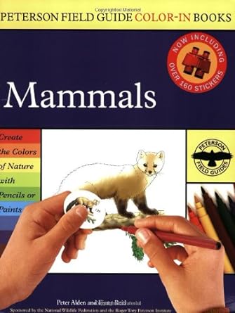peterson field guide color in book mammals 1st edition fiona reid ,peter alden 0618307362, 978-0618307364