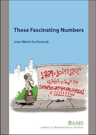 those fascinating numbers 1st edition jean-marie de koninck 0821848070, 978-0821848074
