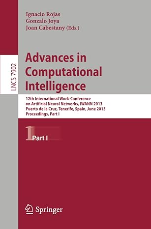advances in computational intelligence 12th international work conference on artificial neural networks iwann