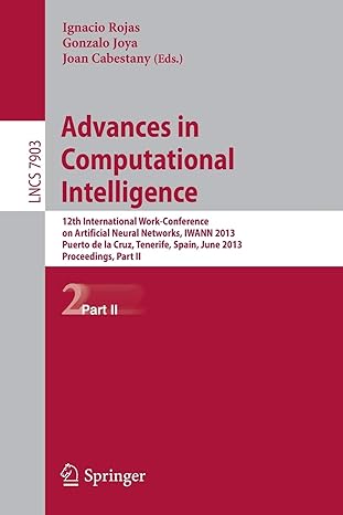 advances in computational intelligence 12th international work conference on artificial neural networks iwann