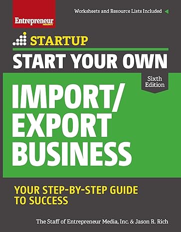start your own import export business 6th edition the staff of entrepreneur media ,jason r. rich 1599186721,