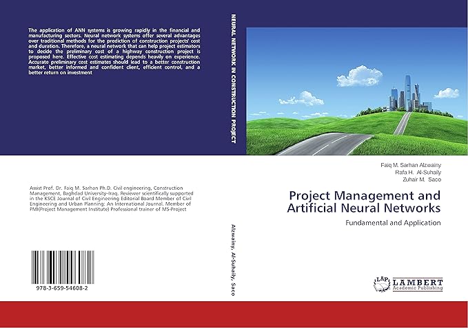 project management and artificial neural networks fundamental and application 1st edition faiq m. sarhan