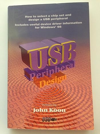 usb peripheral design 1st edition john koon 0929392469, 978-0929392462