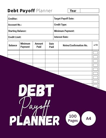 debt payoff planner get rid of your debt and achieve your financial freedom simple cover n 1  elites house
