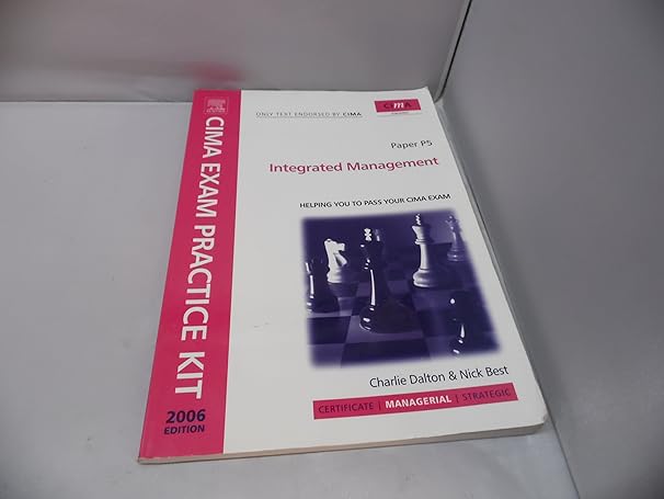 cima exam practice kit integrated management  charlie dalton, nick best 0750669314, 978-0750669313
