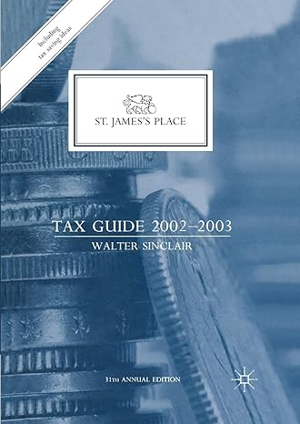 st james s place tax guide 2002 2003 1st edition w. sinclair 1349426024, 978-1349426027