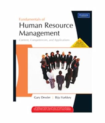 fundamentals of human resource management content competencies and applications 1st edition gary dessler